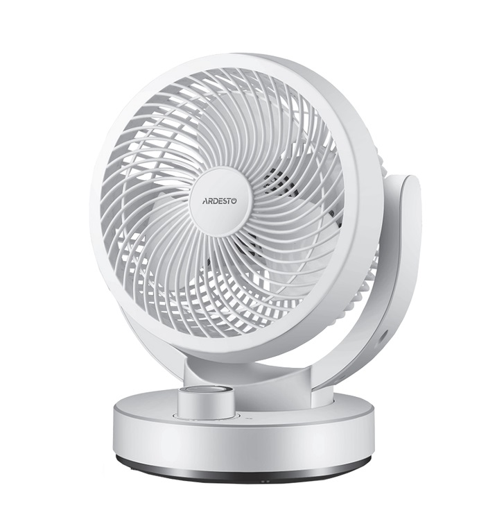 Вентилятор ARDESTO FT-B25W настільний, 15см, 30Вт, білий